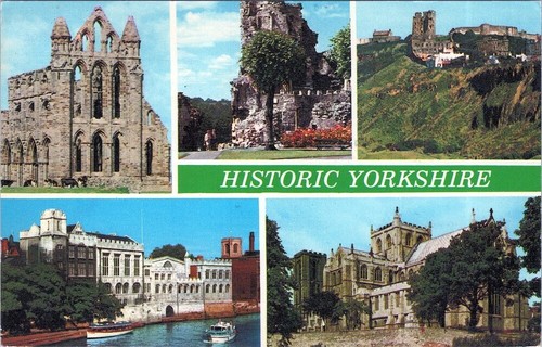 Postcard historic yorkshire - historic,