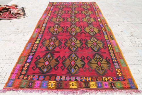 Turkish kilim rug x157 - kilim, 72''x157''