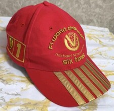 FERRARI VINTAGE MICHAEL SCHUMACHER World Champion FORMULA 1 CAP OFFICIAL F1 HAT