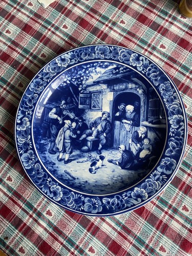 Royal delft blueware plate - royal,