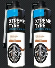 2x Large Wheel Tyre Tire Inflator Spare Space Saver Repair Cans (JRP) M22-A