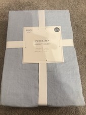 M&S 100% pure linen deep