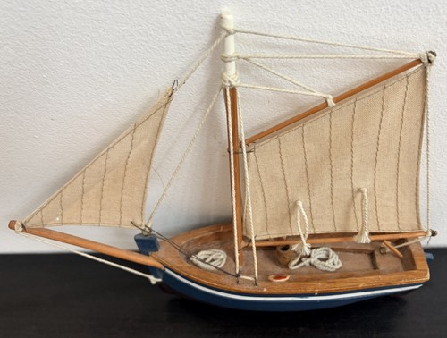 Vintage wooden sailing - wooden,