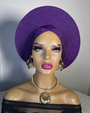 African Aso-Oke Gele Fabric
