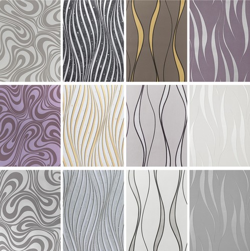 Effect wave stripes - 3d,