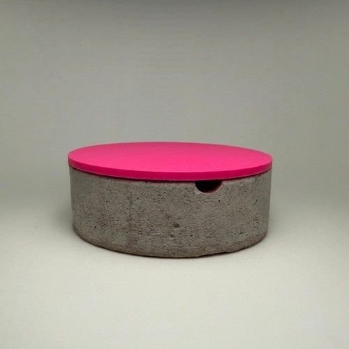 Handmade concrete ashtray - handmade,