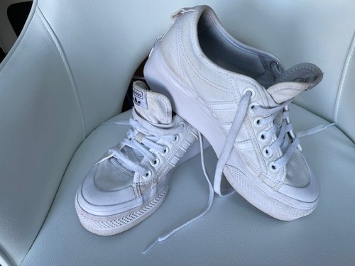 Adidas nizza platform white - nizza,