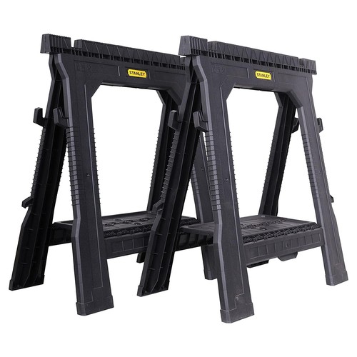 Stanley folding sawhorse twin - folding,