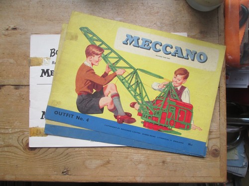 Meccano outfit number manual - meccano,