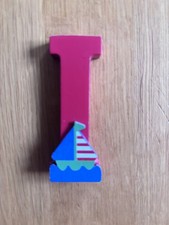 Jojo Maman Bebe Wooden Letter I Alphabet Letters