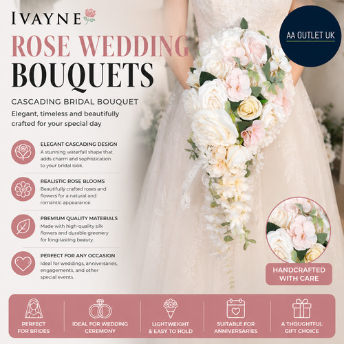 Ivayne rose wedding bouquets - rose,