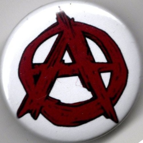Anarchy pin button badge - anarchy,