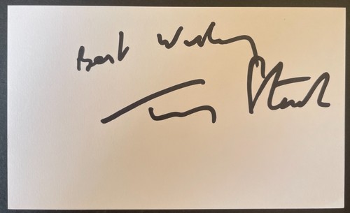 Tommy stack signed autograph - signed,