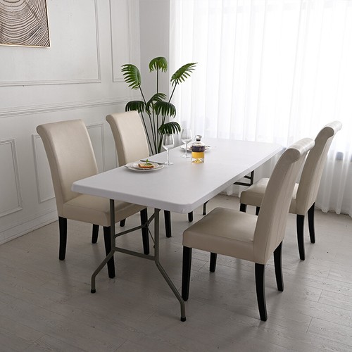 Vinyl round tablecloth - tablecloth, fitted