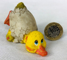 Ornament Duck in Egg Chick Yellow Collectable