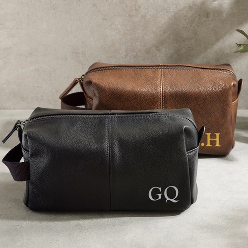 Personalised mens leather - mens, wash