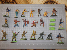VINTAGE BRITAINS cowboys/Indians/soldiers JOBLOT FOR SPARES OR REPAIR