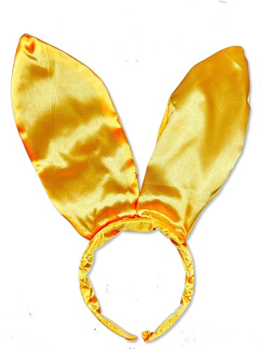 New yellow satin - satin, bunny