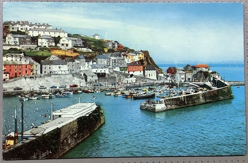 Mevagissey harbour 1974 - mevagissey,