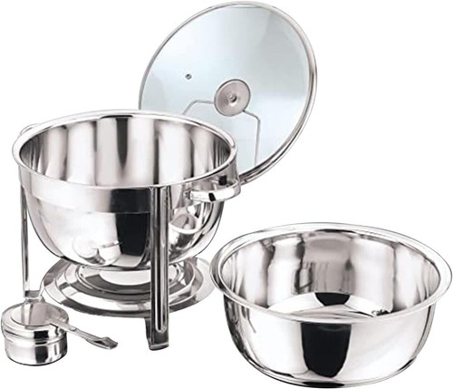 Stainless steel round - 8.5l,