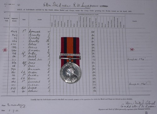 Queen south africa - medal, one