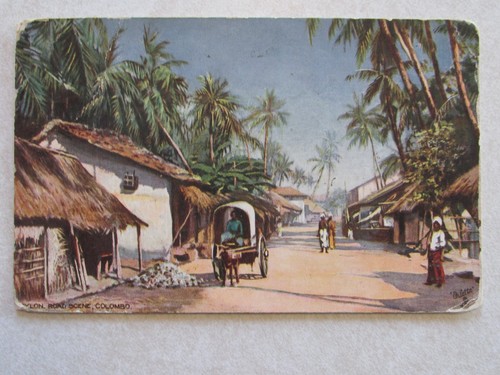B544 vintage postcard - vintage, tucks