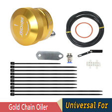 Automatic Chain Oiler Kit Chain Oiling System Fit For Universal Motorcycle Gold