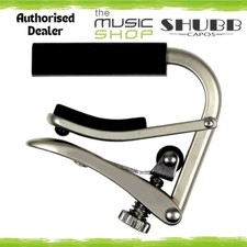 Shubb C5 Standard Banjo/Mandolin Capo, Polished Nickel, 1.5" Wide, Flat