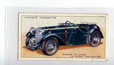(Jf8815) JOHN PLAYERS,MOTOR CARS,SINGER 1 1/2-LITRE LE MANS TWO-SEATER,1936,#40