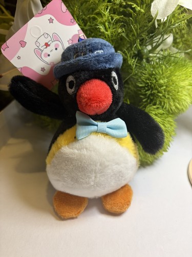 Pingu plushie keyring - pingu,