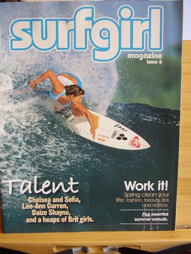 Rare surfing magazine surfgirl - surfing,