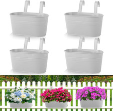 4 Pack Metal Hanging Plant