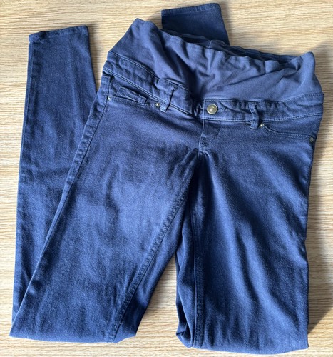 Mama navy skinny maternity - h&m,