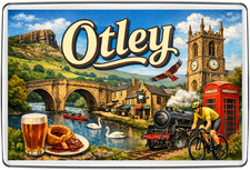 Otley Yorkshire Fridge Magnet