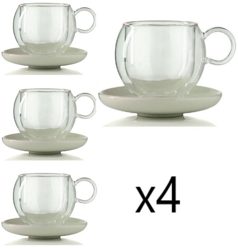 Cafetiere cup saucer - la,