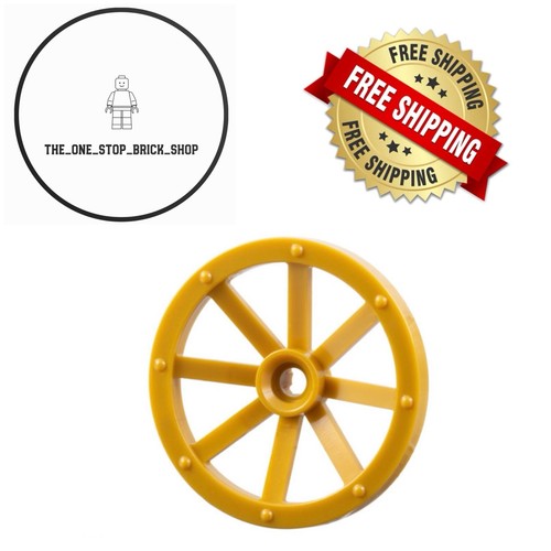 Lego pearl gold wheel wagon - pearl,