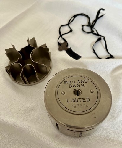 Vintage midland bank - midland, box