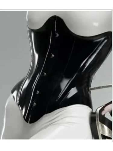 Latex rubber gummi corset - rubber,