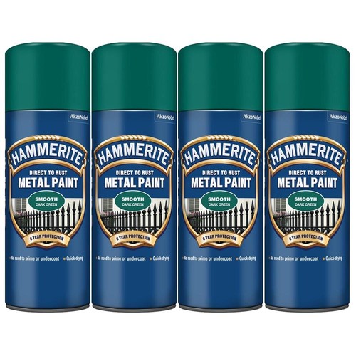 Hammerite smooth dark - dark, green
