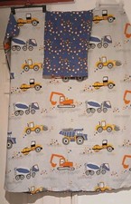 Toddler Duvet and Pillow Set - Diggers, Excavators Construction Etc...