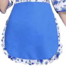 Flower Print Apron Ruffled