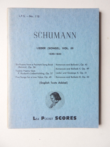 Schumann lieder - schumann,