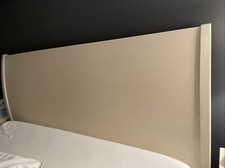 Warren Evans Double Bed Frame With 2 Bedside Drawer units and a blanket box. 