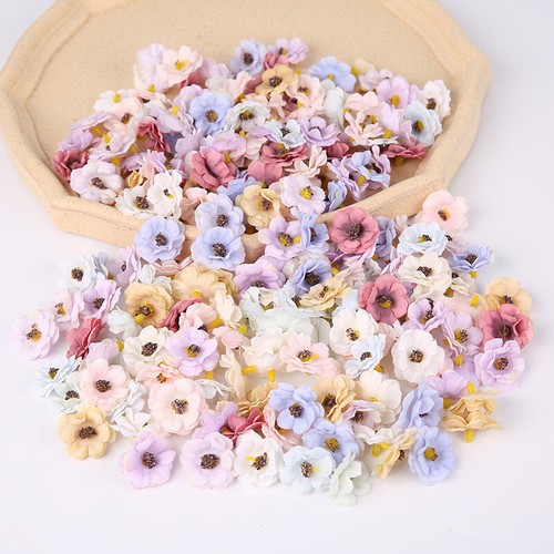 3cm small silk daisy bud - daisy, heads