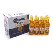 1 SET 1/6 Scale Dollhouse Miniature Corona Beer Bottles with Boxes Alcohol Drink