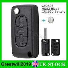 3 BUTTON CE0523 KEY FOB CASE For CITROEN DISPATCH EXPERT FIAT SCUDO REPLACEMENT