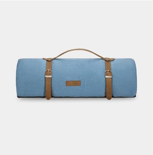 Vonshef blue herringbone rug - blue,