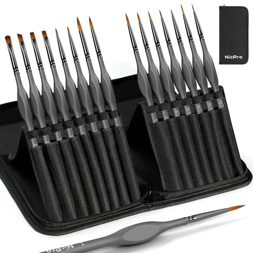 Nicpro miniature paint brushes - miniature,