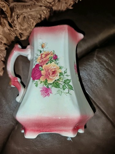 Staffordshire iron stone jug - staffordshire,