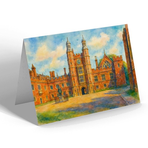 Greeting card the quad eton - card,